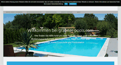 Desktop Screenshot of grabner-pools.com